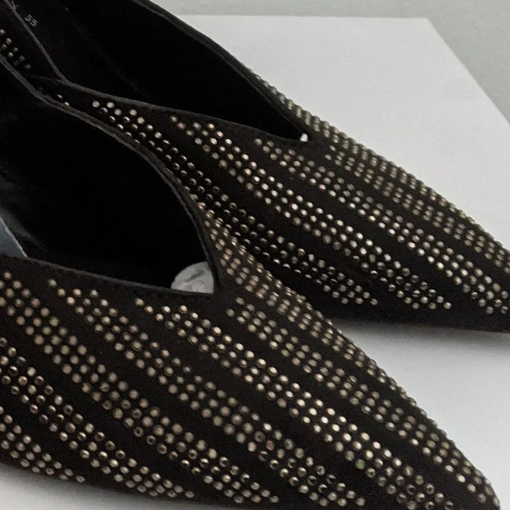 Zara Elegant Black Women's Heels 36.5 New - Picture 4 of 6